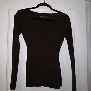 Victoria secret small v crossbody shirt
